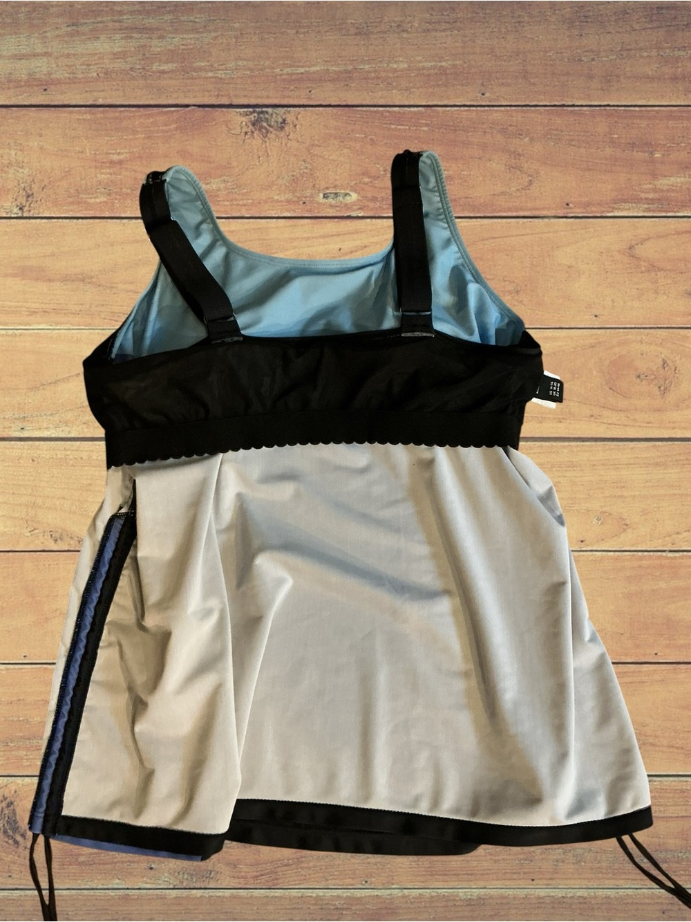 BloomChic Tankini set with Blue color block 14/16 - Picture 3 of 10